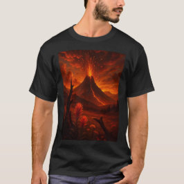 Camiseta Erupción de la naturaleza del volcán Art T-Shirt -