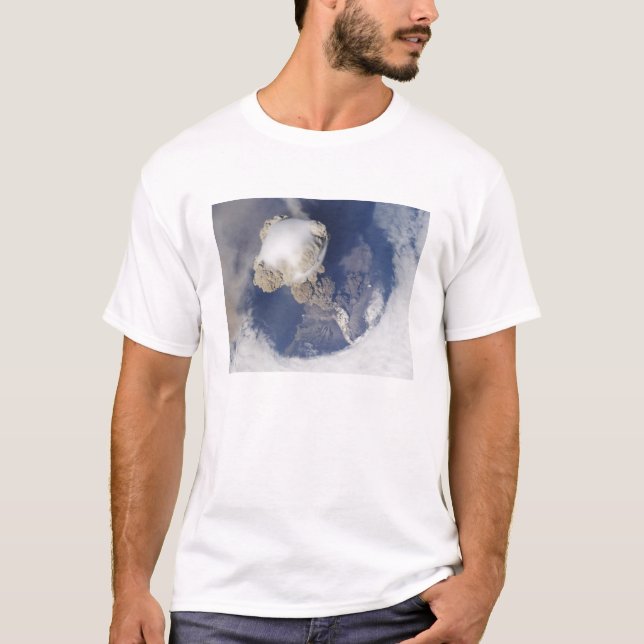 Camiseta Erupción del volcán Sarychev (Anverso)