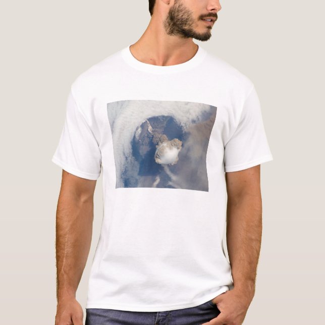 Camiseta Erupción del volcán Sarychev 2 (Anverso)