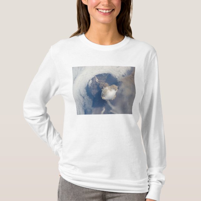 Camiseta Erupción del volcán Sarychev 2 (Anverso)