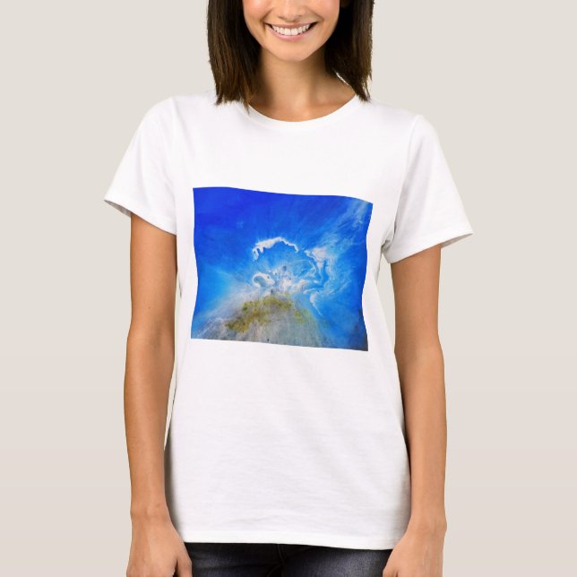 Camiseta Erupción volcánica (Anverso)