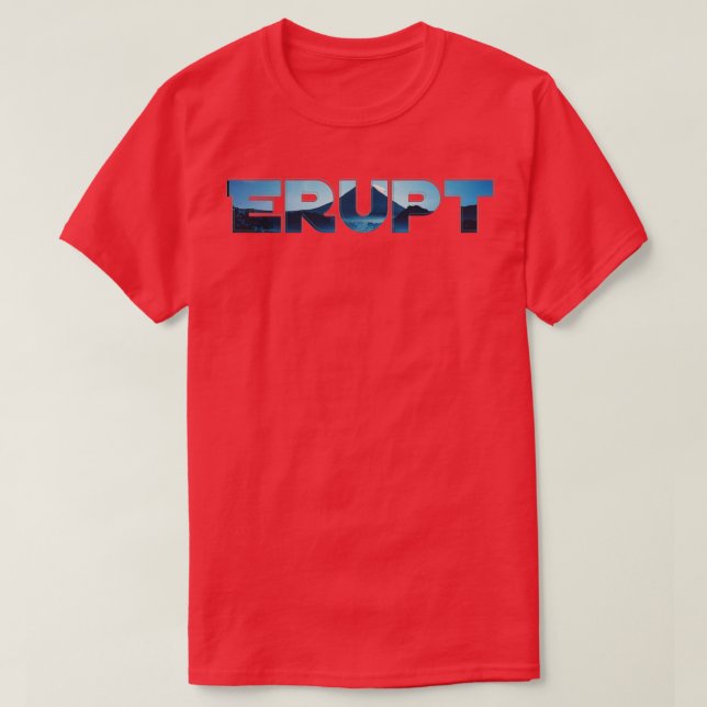 Camiseta Erupt (Diseño del anverso)