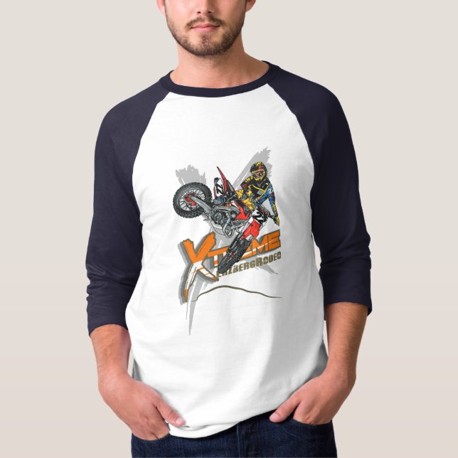 Camiseta Erzberg Rodeo | Sleeve Raglan de 3/4 hombres (Anverso)