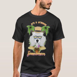 Camiseta Es 5 O'Clock En Algún Lugar Bebiendo Poodle