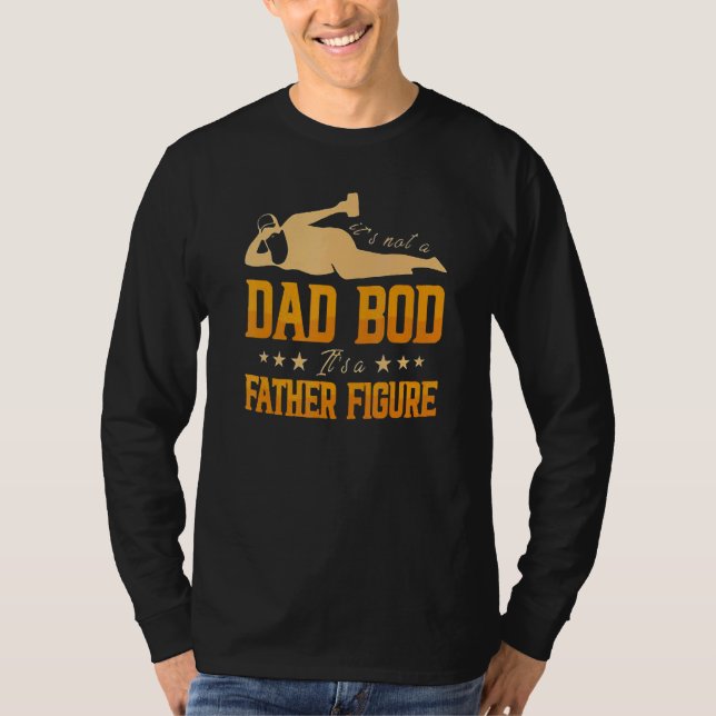 Camiseta Es A No Papá Bod Es Una Bebida Figura De Padre Beb (Anverso)
