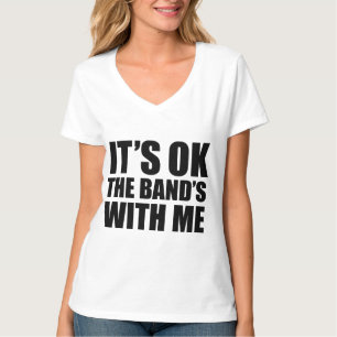 Camiseta Es aceptable la banda conmigo