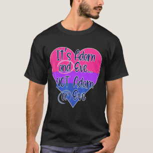 Camiseta Es Adam y Eve, no Adam ni Eve Heart