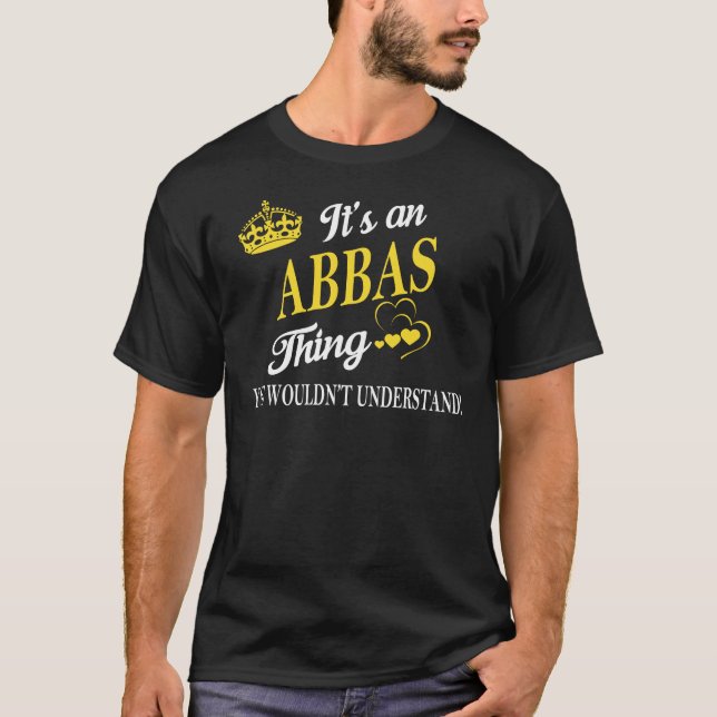 Camiseta Es algo ABBAS que no entenderías (Anverso)
