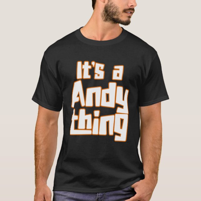 Camiseta Es algo Andy (Anverso)