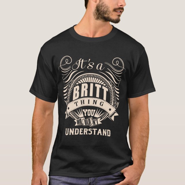 Camiseta Es algo BRITT que no entenderías (Anverso)