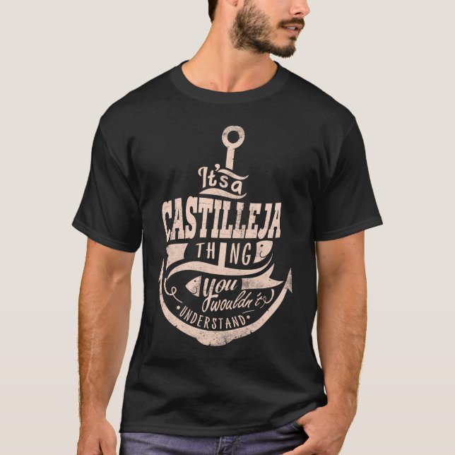 Camiseta Es algo CASTILLEJA, no lo entenderías (Anverso)