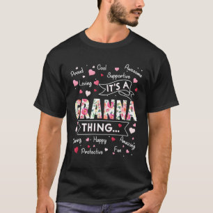 Camiseta Es algo de abuela Dicho Abuela linda Día de las Ma