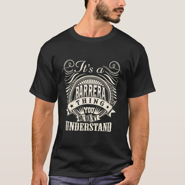 Camiseta Es Algo De Barrera Que No Entiendes A Perso. (Anverso)