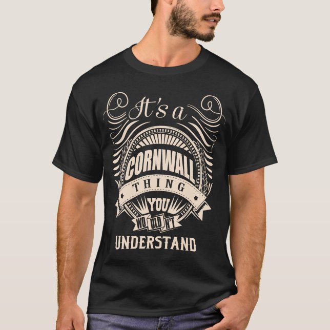 Camiseta Es algo de CORNWALL que no entenderías (Anverso)