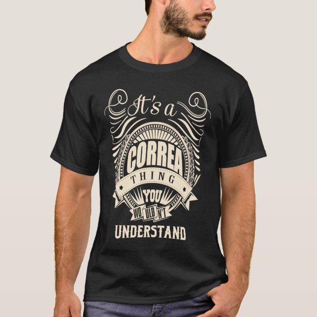 Camiseta Es algo de CORREA que no entenderías (Anverso)