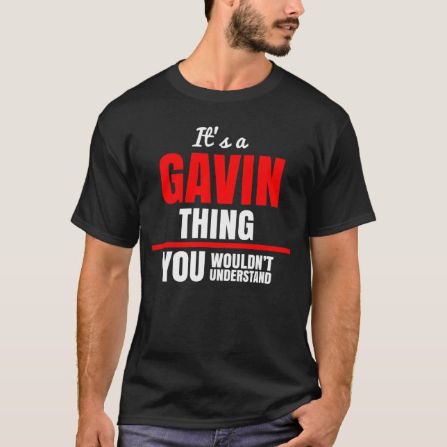 Camiseta Es algo de Gavin que no entenderías (Anverso)