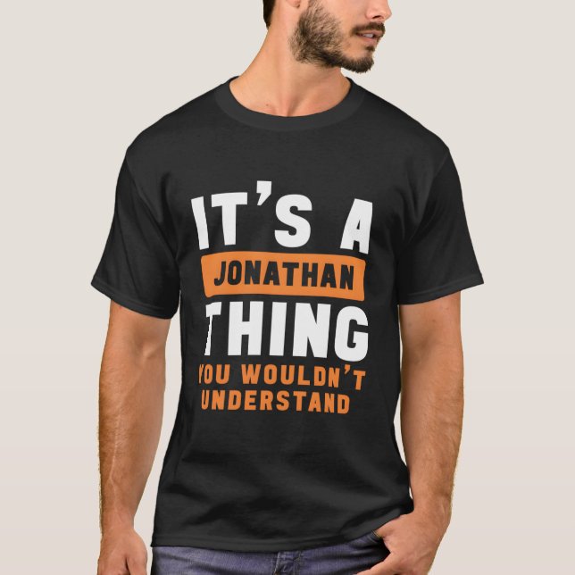 Camiseta Es Algo De Jonathan Que No Entiendes A Jona. (Anverso)
