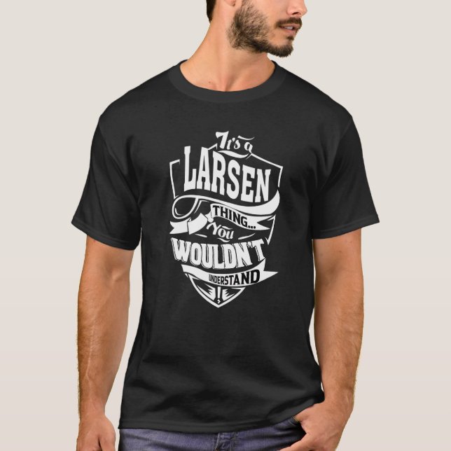 Camiseta Es algo de Larsen (Anverso)