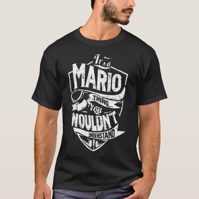 Camiseta Es algo de MARIO (Anverso)