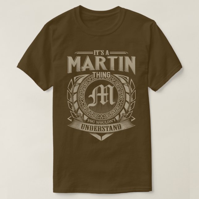Camiseta Es algo de MARTIN que no entenderías el nombre V (Diseño del anverso)