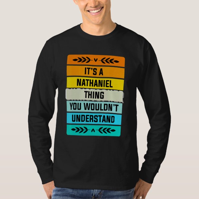 Camiseta Es algo de Nathaniel que no entenderías (Anverso)