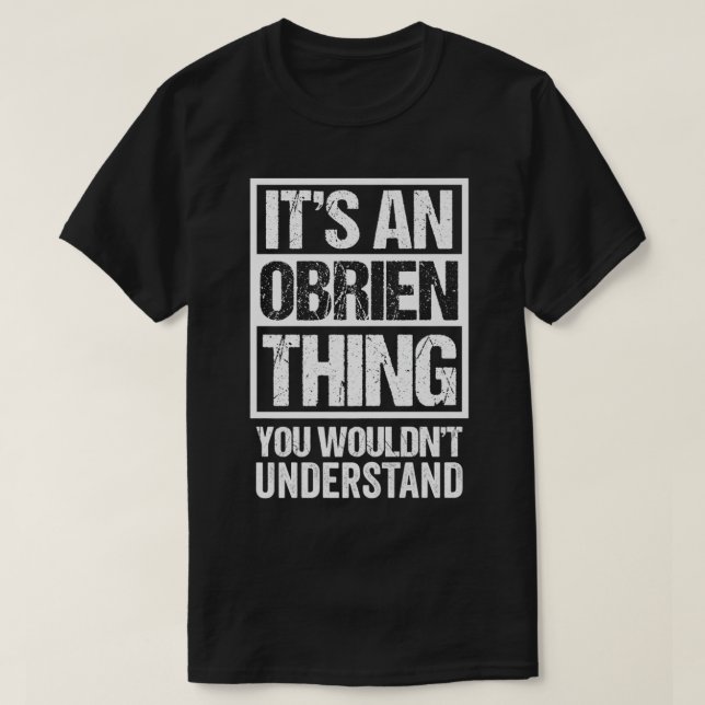 Camiseta Es algo de Obrien que no entenderías a Surna (Diseño del anverso)