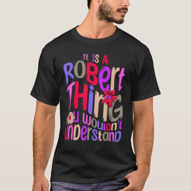 Camiseta Es algo de Robert que no entenderías a Groovy (Anverso)