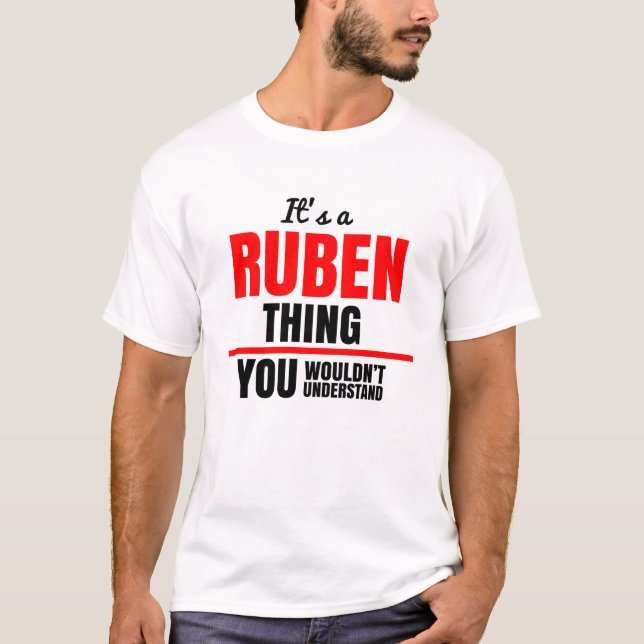 Camiseta Es algo de Ruben que no entenderías (Anverso)