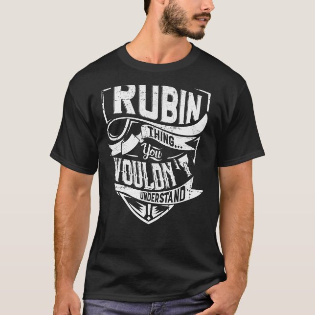 Camiseta Es algo de RUBIN, no lo entenderías (Anverso)