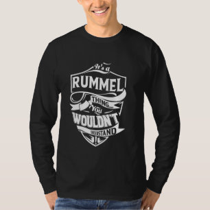 Camiseta Es algo de RUMMEL que no entenderías Regalo