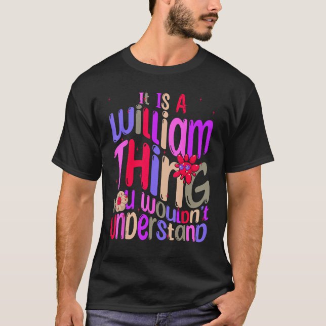 Camiseta Es algo de William que no entenderías a Groov (Anverso)