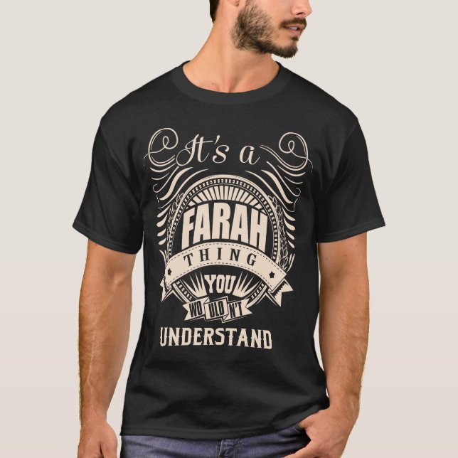 Camiseta Es algo FARAH que no entenderías (Anverso)