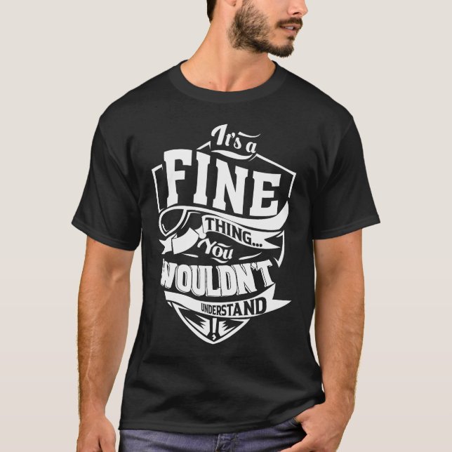 Camiseta Es algo FINO que no entenderías (Anverso)