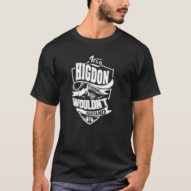 Camiseta Es algo HIGDON (Anverso)