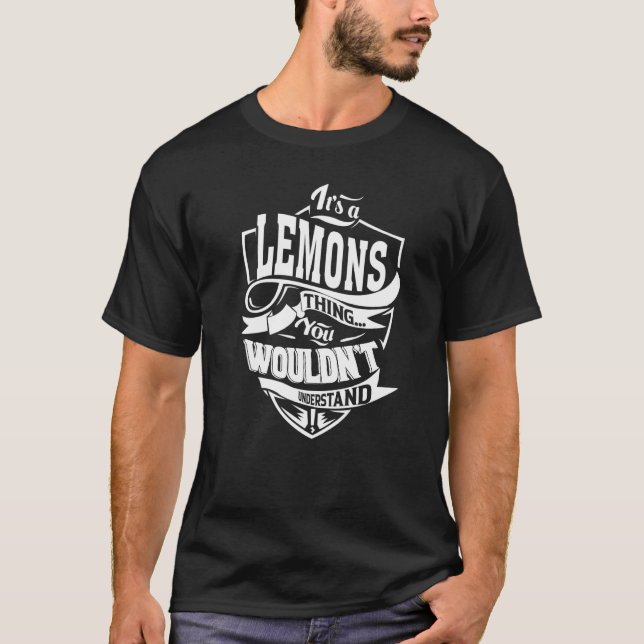 Camiseta Es algo LEMONS que no entenderías como regalos (Anverso)