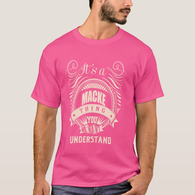 Camiseta Es algo MACKE Regalos (Anverso)