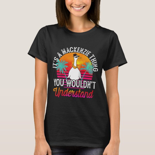 Camiseta Es algo mackenzie que no entenderías a Mac (Anverso)
