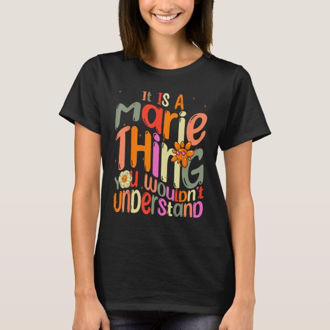 Camiseta Es algo Marie que no entenderías a Groovy (Anverso)