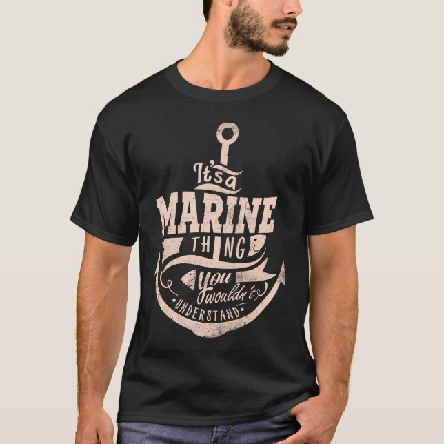 Camiseta Es algo MARINO, no lo entenderías (Anverso)