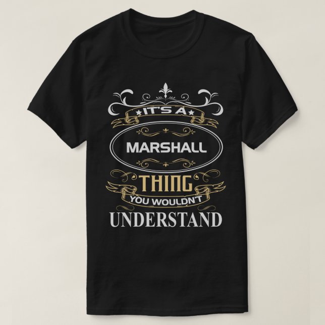 Camiseta Es algo Marshall que no entenderías (Diseño del anverso)