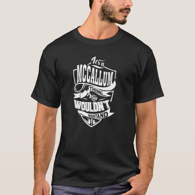 Camiseta Es algo MCCALLUM (Anverso)