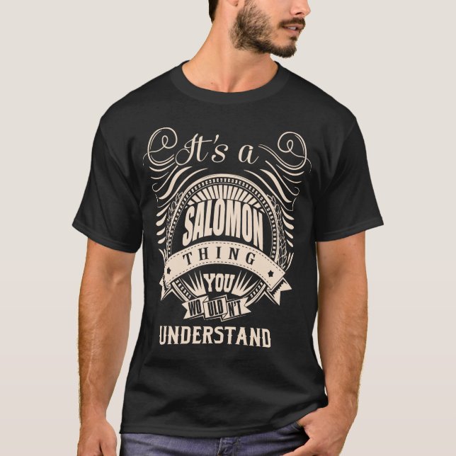 Camiseta Es algo SALOMON que no entenderías (Anverso)