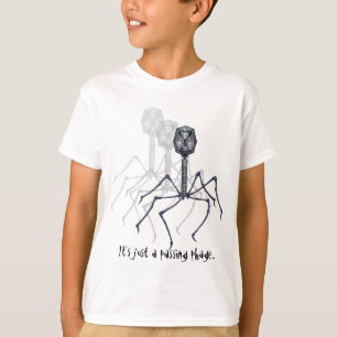 Camiseta Es apenas un engranaje de paso del niño del fago…