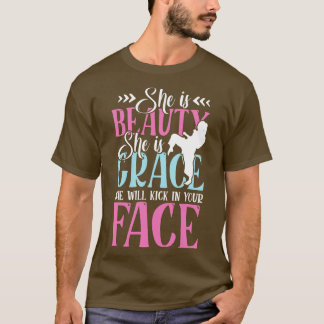 Camiseta Es belleza, es gracia, pateará en tu f