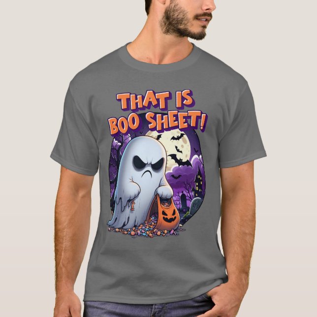 Camiseta ¡Es BOO Sheet! Mad Ghost (Anverso)