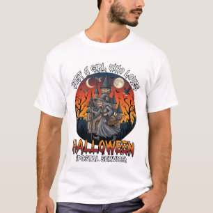 Camiseta Es Bruja de Halloween Todos Hacen Escena Postal Pr