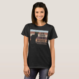 Camiseta ES BUENO ESTAR MALEADO gato divertido de Halloween