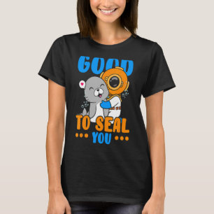 Camiseta Es Bueno Sellarte La Biología Marina Submarina De