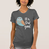 Es búho azul bueno y Naranja Personalizado búho