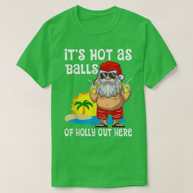 Camiseta Es Caliente Como Las Bolas De Holly Por Aquí, Navi (Diseño del anverso)